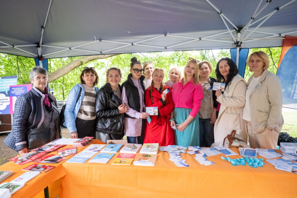 Ukrainische Frauen von der Selbsthilfegruppe Prolisok