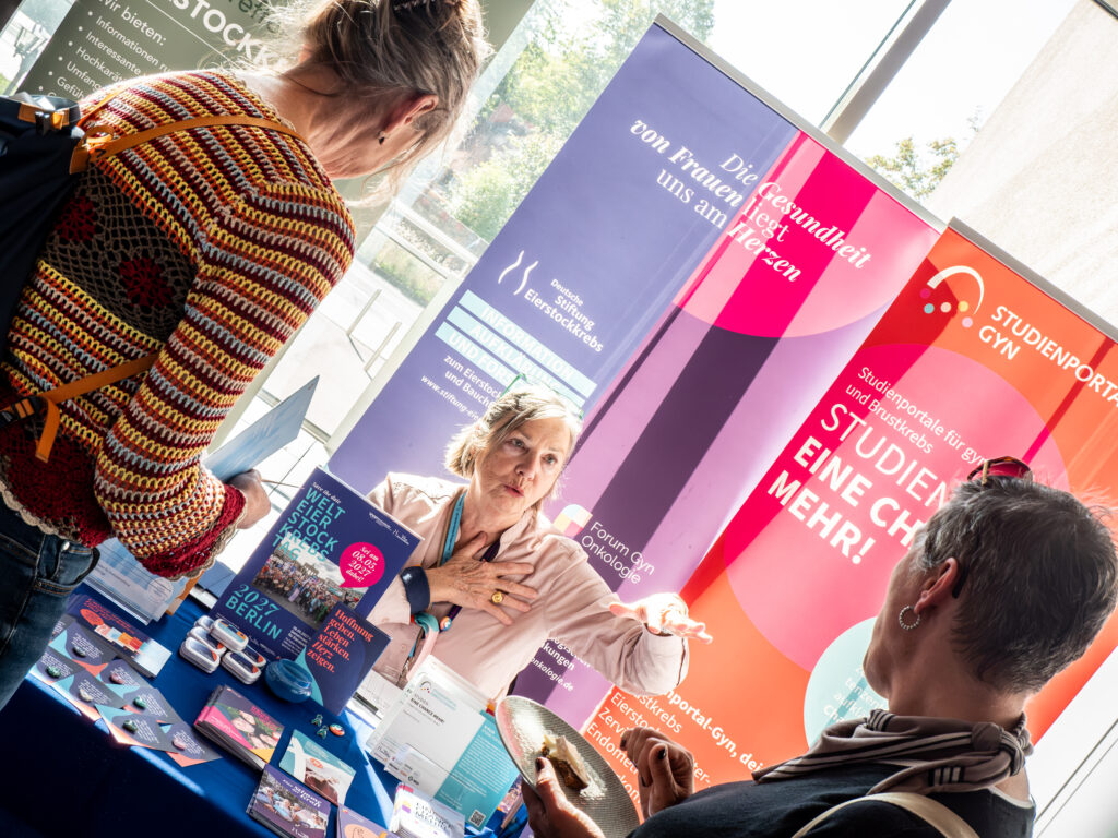 Der Stand der Deutschen Stiftung Eierstockkrebs